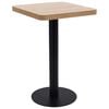 vidaXL Bistro stol&iacute;k bledohned&yacute; 50x50 cm MDF