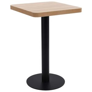 vidaXL Bistro stol&iacute;k bledohned&yacute; 50x50 cm MDF