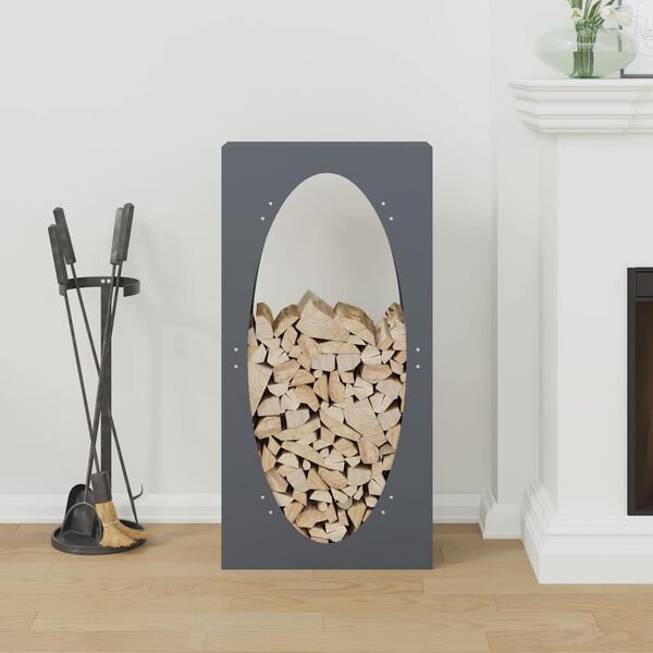 vidaXL Regál na krbové drevo, 50x23x100 cm, za studena lisovaná oceľ