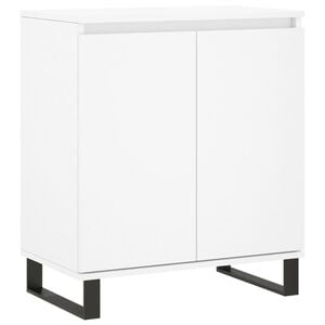 vidaXL Komoda biela 60x35x70 cm spracovan&eacute; drevo