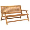 vidaXL Relax lavica Hned&aacute; 122 x 78 x 73 cm Pevn&eacute; ak&aacute;ciov&eacute; drevo