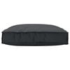 vidaXL Vank&uacute;&scaron; na paletov&eacute; sedadlo Čierna 80 x 80 x 12 cm