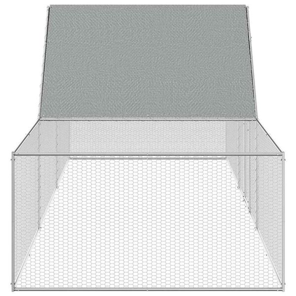 vidaXL Kurín 6x2x2 m, pozinkovaná oceľ