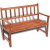 vidaXL Z&aacute;hradn&aacute; lavička 120 cm, ak&aacute;ciov&yacute; mas&iacute;v