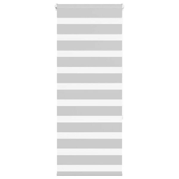 vidaXL Zebra roleta svetlosiv&aacute; 55x150cm &scaron;&iacute;rka l&aacute;tky 50,9 cm polyester