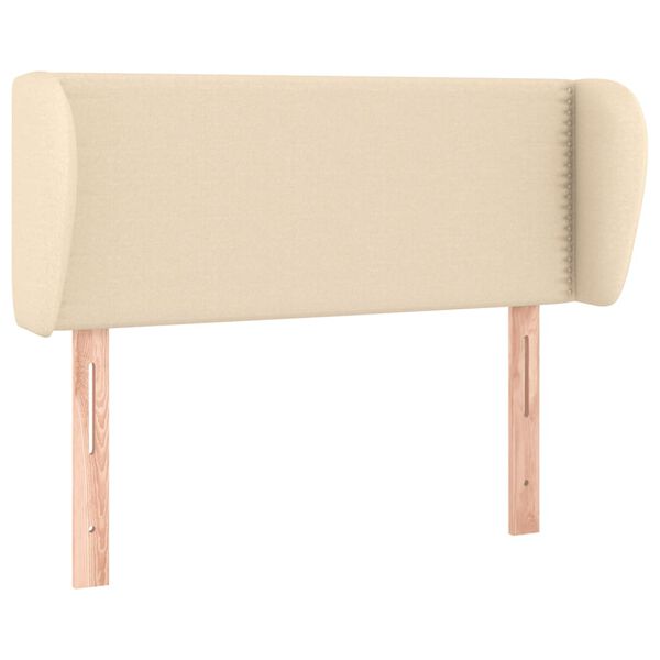 vidaXL Čelo postele so z&aacute;hybmi kr&eacute;mov&yacute; 93x23x78/88 cm l&aacute;tka