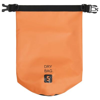 vidaXL Suchá taška oranžová 5 l PVC