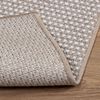 vidaXL Kusov&eacute; koberce LUGO Kr&eacute;mov&aacute; a taupe 120 x 120 cm Polyester