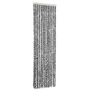 vidaXL Z&aacute;ves proti hmyzu siv&yacute;, čierny a biely 56x185 cm ženilka