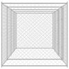 vidaXL Klietka pre psa Strieborn&aacute; 800 x 200 x 200 cm Pozinkovan&aacute; oceľ