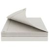 vidaXL Plachta s očkami Biela 8 x 12 m 90 gsm PE