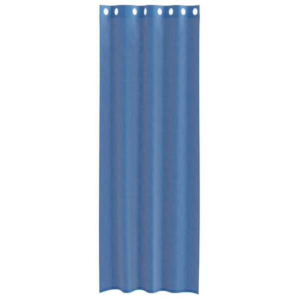 vidaXL Voile Z&aacute;clony s priechodkami 2 ks Royal Blue