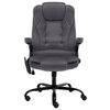 vidaXL Mas&aacute;žne kancel&aacute;rske kreslo tmavosiv&eacute; zamatov&eacute;