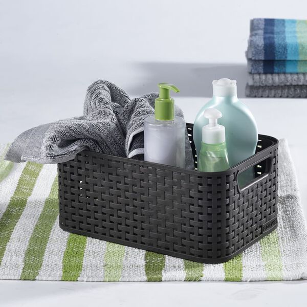 Curver Style &Uacute;ložn&eacute; boxy s poklopmi 3 ks veľkosť S 6 l antracitov&eacute;