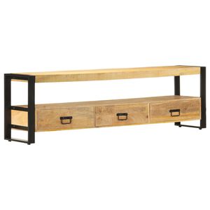 vidaXL TV skrinka 150x30x45 cm mas&iacute;vne mangovn&iacute;kov&eacute; drevo
