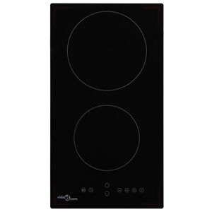 vidaXL Keramick&aacute; varn&aacute; doska s 2 platničkami dotykov&eacute; ovl&aacute;danie 3000 W