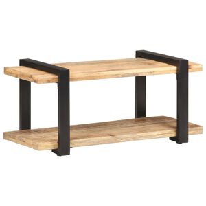 vidaXL TV skrinka 90x40x40 cm, surov&eacute; mangov&eacute; drevo