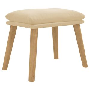 vidaXL Podnožka kr&eacute;movo-biela 45x29,5x35 cm zamatov&aacute;