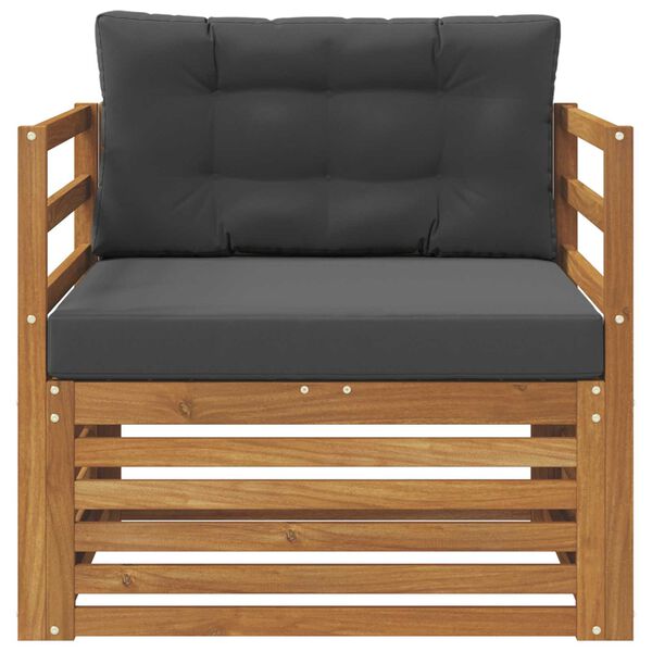 vidaXL Z&aacute;hradn&aacute; s&uacute;prava gaučov Mas&iacute;vne ak&aacute;ciov&eacute; drevo a polyester