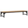 vidaXL Stojan na monitor Dub artisan 85 x 23 x 15,5 cm