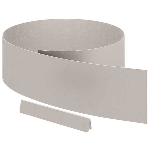 vidaXL Obrubn&iacute;k tr&aacute;vnika Hrdzav&yacute; 450 x 0.05 x 15 cm