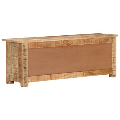 vidaXL TV skrinka 110x30x40 cm surové mangovníkové drevo