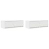 vidaXL TV skrinky 2 ks biele 80x31x25,5 cm kompozitn&eacute; drevo