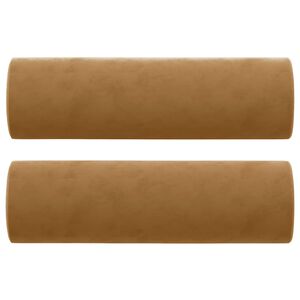 vidaXL Dekorat&iacute;vne vank&uacute;&scaron;e 2 ks hned&eacute; &Oslash;15x50 cm zamat