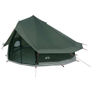 vidaXL Tipi stan Arm&aacute;dna zelen&aacute; 700 x 700 x 395 cm Polyester a oceľ