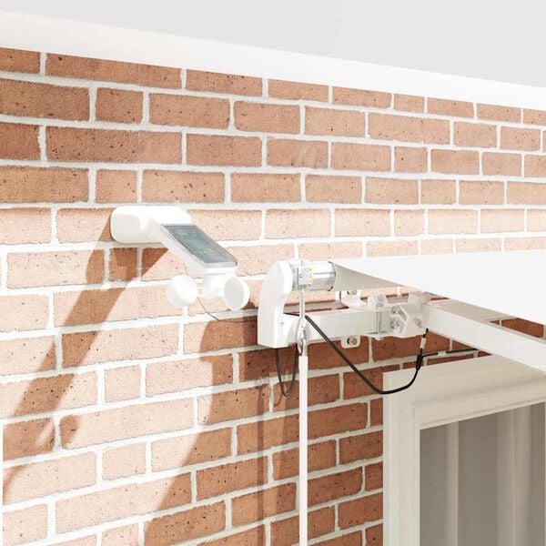 vidaXL Zatemniteľn&aacute; mark&iacute;za Biela 300 x 250 cm Polyester a kov