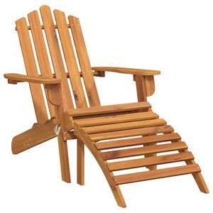 vidaXL Z&aacute;hradn&aacute; stolička Adirondack s podnožkou ak&aacute;ciov&eacute; drevo