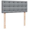 vidaXL Boxspring posteľ s matracom bledosiv&aacute; 120x190 cm l&aacute;tka