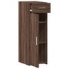 vidaXL Komoda hnedý dub 30x42,5x93 cm kompozitné drevo