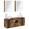 vidaXL Set kabinetov do k&uacute;peľne 5 pcs Star&eacute; drevo 53 x 15,5 x 70 cm
