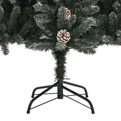 vidaXL Umelý vianočný stromček s podstavcom zelený 180 cm PVC