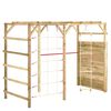 vidaXL Lezeck&yacute; r&aacute;m 240x100x170 cm impregnovan&eacute; borovicov&eacute; drevo