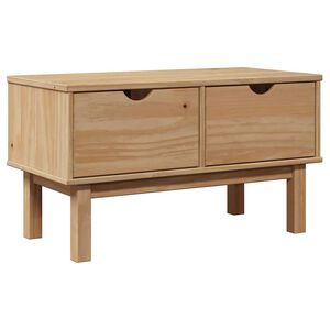 vidaXL Lavica do predsiene OTTA 80x40x45 cm borovicov&yacute; mas&iacute;v