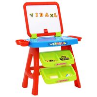vidaXL 3-1 Detská hracia súprava s tabuľou a učebným stolom