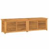 vidaXL Záhradný úložný box s vreckom 200x50x55 cm masívny teak