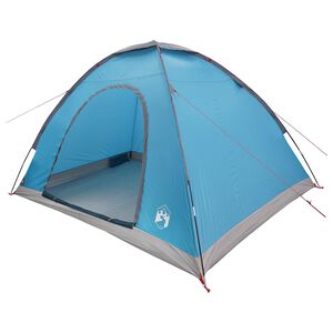 vidaXL Kempingov&yacute; stan so strechou Modr&aacute; 275 x 215 x 125 cm