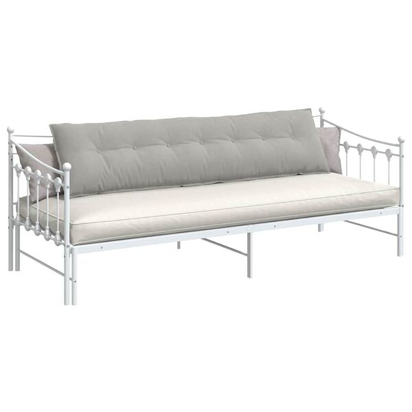 vidaXL Podu&scaron;ka na chrb&aacute;t Svetlosiv&aacute; 200 x 50 cm Mikrovl&aacute;kno