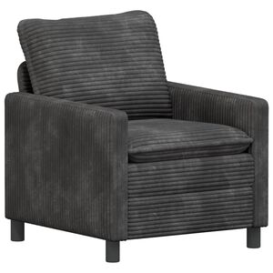 vidaXL Pohovka Tmavosiv&aacute; 76 x 81 x 87,5 cm Polyester