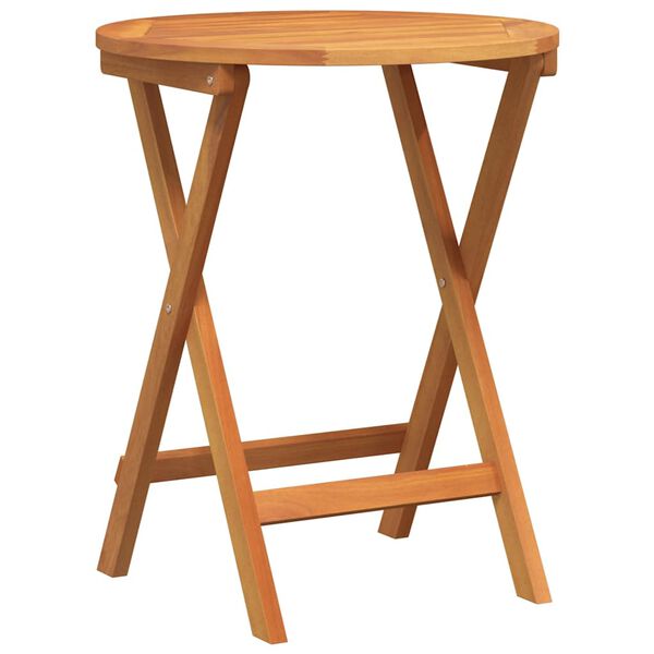 vidaXL Z&aacute;hradn&yacute; st&ocirc;l Pr&iacute;rodn&aacute; 60 x 60 x 72 cm Pevn&eacute; ak&aacute;ciov&eacute; drevo