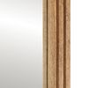 vidaXL Zrkadlo do kúpeľne 50x70 cm, surový mangový masív a sklo