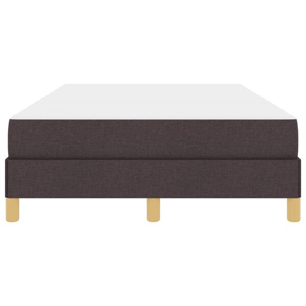 vidaXL Posteľ s pružinov&yacute;m r&aacute;mom Tmavohned&aacute; 120 x 200 cm l&aacute;tka