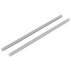 vidaXL Skrutkov&aacute; tyč 2 pcs Strieborn&aacute; 6 x 170 mm Oceľ