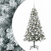 vidaXL Umel&yacute; vianočn&yacute; stromček s guľami 120 cm 150 LED Tepl&aacute; biela