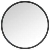 vidaXL Nástenné zrkadlo čierne 30 cm