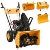 vidaXL Benz&iacute;nov&aacute; snehov&aacute; fr&eacute;za a zametač 4 v 1 6,5 HP