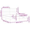 vidaXL Osmansk&yacute; r&aacute;m postele s matracmi sivohned&aacute; 200x200 cm l&aacute;tka